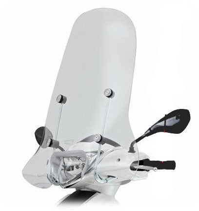 Windscherm hoog helder (transparant) Piaggio New Fly ORIGINEEL