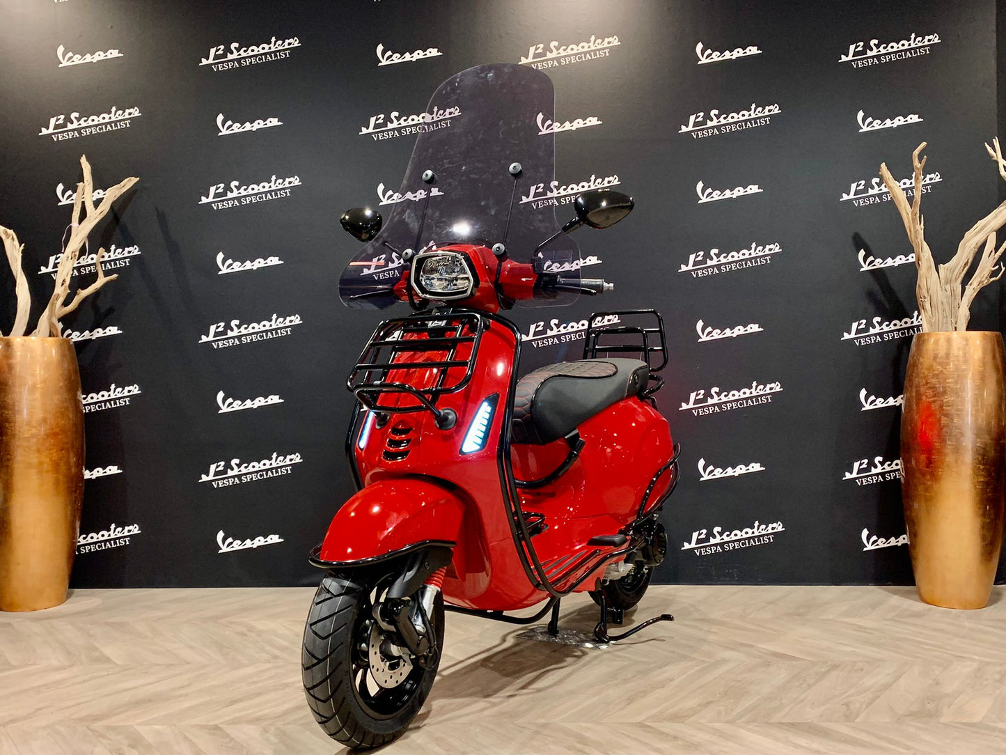 Vespa Sprint E5 rood Dragon Rosso