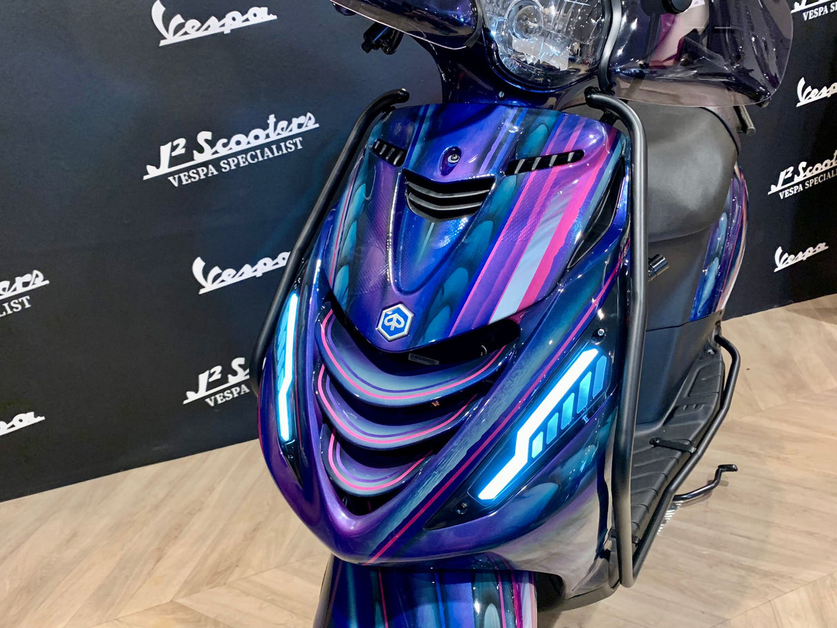Piaggio Zip SP E5 HANDMADE AIRBRUSH PURPLE RAIN