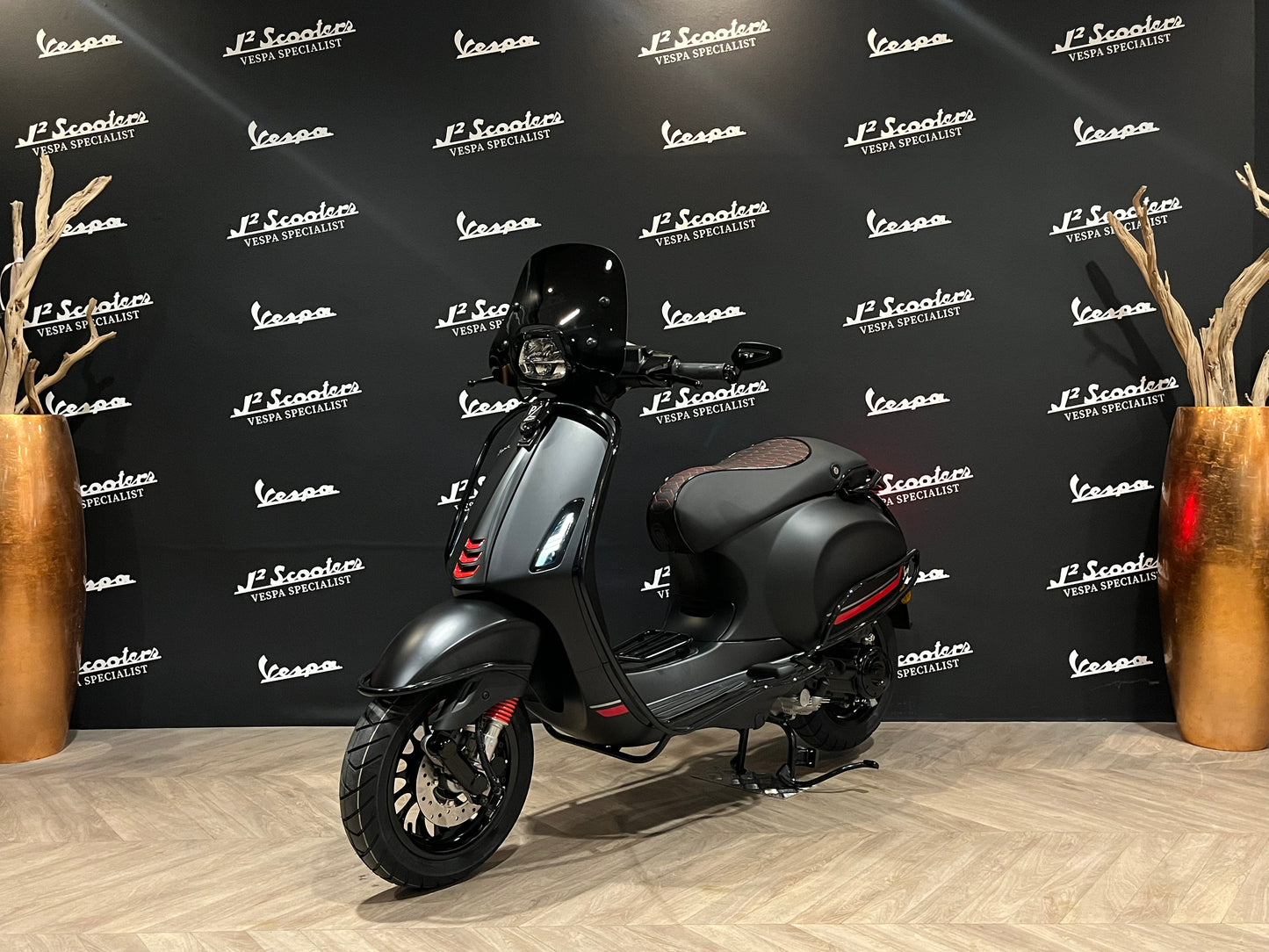 Vespa Sprint S E5 mat zwart NERO CONVINTO MATT