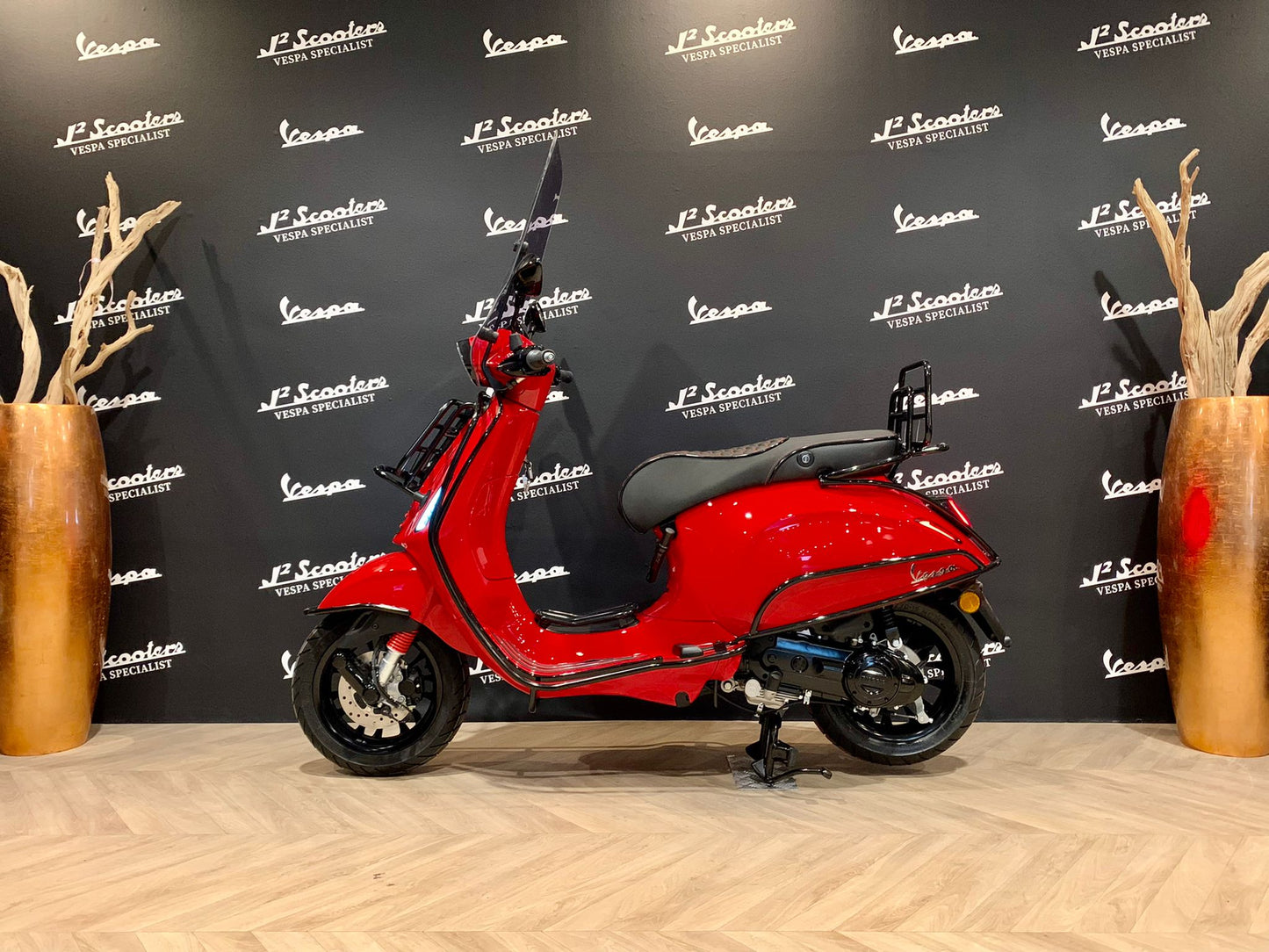 Vespa Sprint E5 rood Dragon Rosso