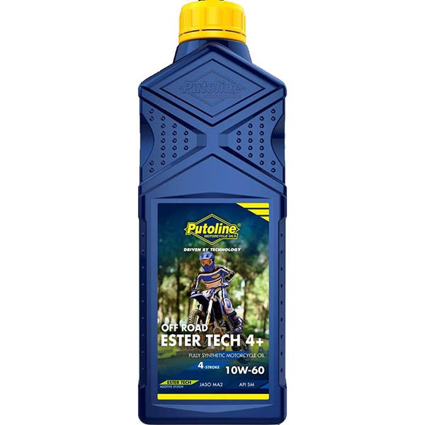 Motorolie Putoline 10w60 o.a. Piaggio i get ester tech 4+ 1L fles 70638