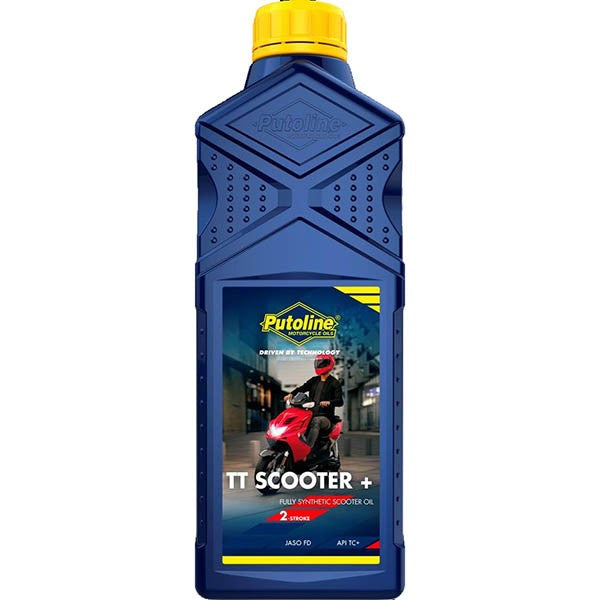 2 takt olie Putoline vol synth. TT scooter+ 1L fles 70477