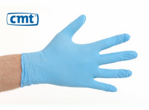 handschoenset cmt werkplaats nitril poedervrij 100pcs