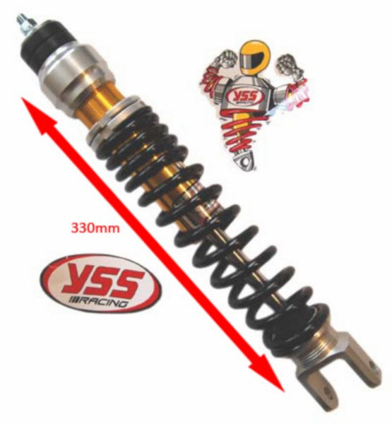 Schokbreker Yss gasgevuld E serie achter 310mm Zip 2takt / Zip 2000sp