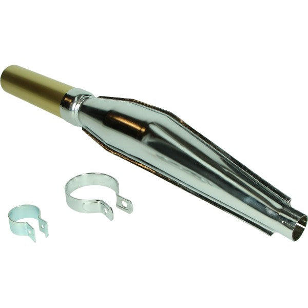 uitlaat jamarcol cross made in EU + beugel expansie 32mm past op bromfiets