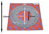 Remschijf voor 220mm Honda X8r