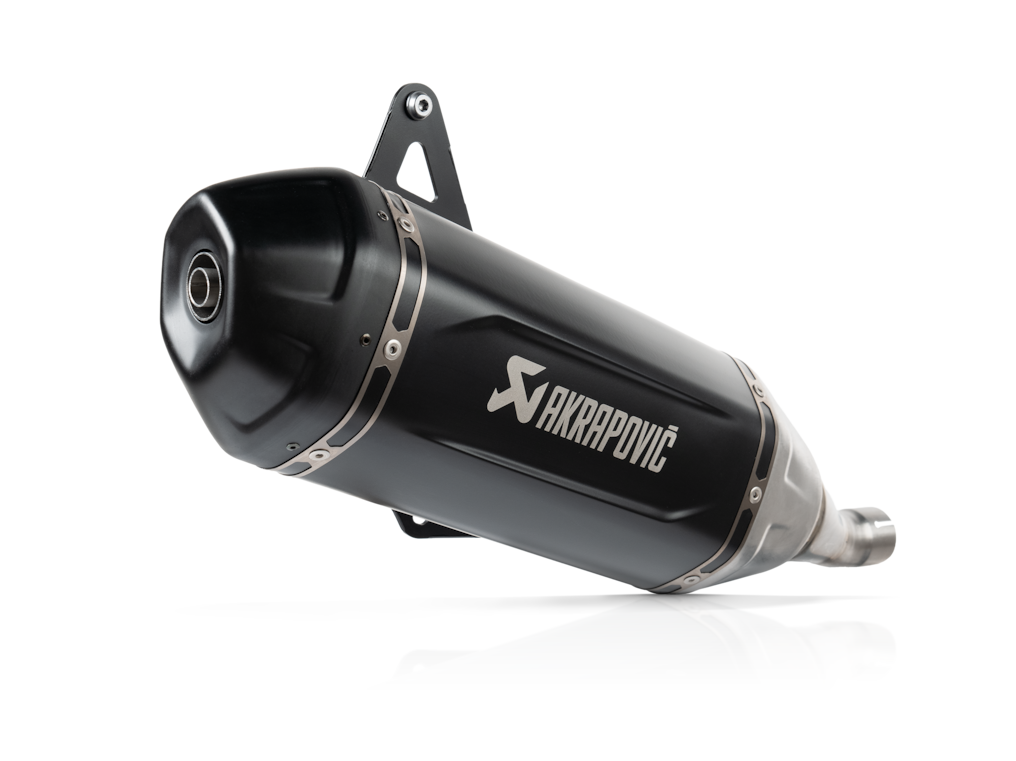 Akrapovic uitlaat + montage motorscooter