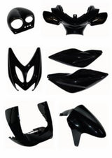 Kappenset glans zwart 7 delig Yamaha Aerox