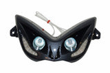 koplamp DMP halogeen met led knipperlichten past op aerox