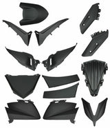 Kappenset mat zwart 14 delig Yamaha T Max 530 2014>