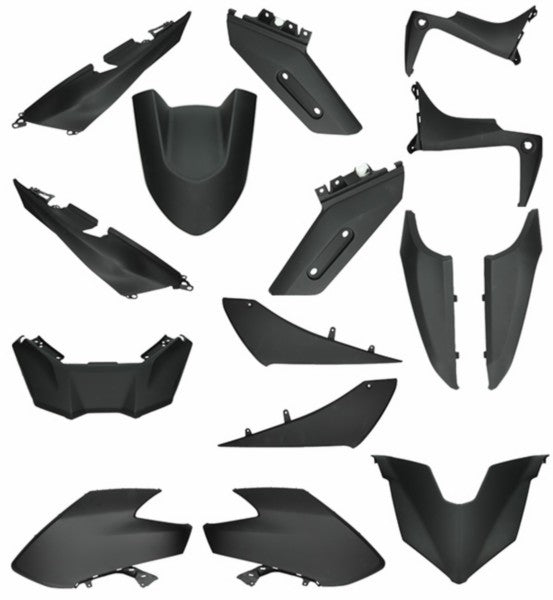 Kappenset mat zwart 15 delig Yamaha T Max 530 2016>