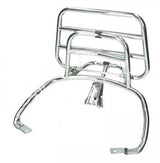 Achterklapdrager imitatie mat / glans zwart / chrome Vespa Sprint / Primavera / Elettrica