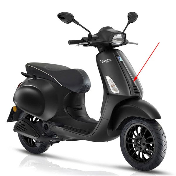 Voorscherm RST Vespa Sprint origineel midden mat zwart 99C