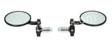 SPIEGELSET /BAR END APLUS UNIVERSEEL CNC MODEL - (ROND)