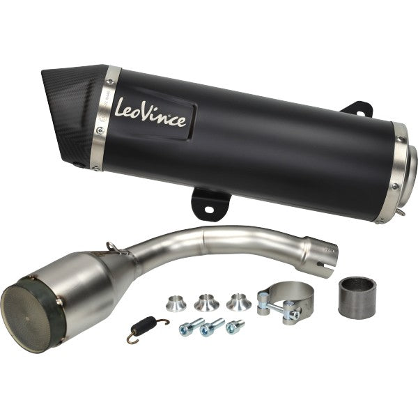 Uitlaat Leovince Evo 2 Vespa Gts 300  met kat E keur  4 14059k