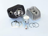 Cilinder met kop Polini racing 43mm p12 Vespa Ciao 140.0065 r