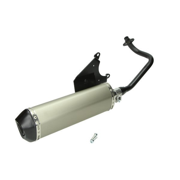Uitlaat Jamarcol ovaal Akrapovic Piaggio Zip 4takt  E2 model aluminium