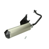 Uitlaat Jamarcol ovaal Akrapovic Piaggio Zip 4takt  E2 model aluminium