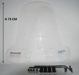 Windscherm Hoog Helder (transparant) APLUS Retro Blanco