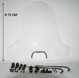 Windscherm Hoog Smoke / Helder (transparant) Piaggio Zip