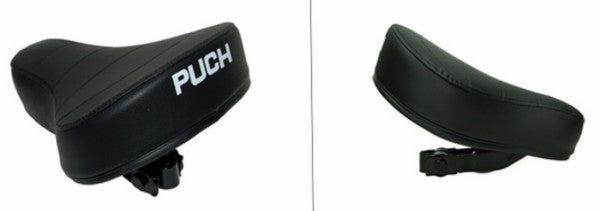 Zadel met opdruk plat Puch