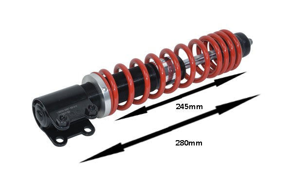 Schokbreker Yss hybrid DTG euro 4 5 voor Vespa Sprint 125 4takt / Sprint 4takt 3v / Primavera 4takt vb222 230t 02