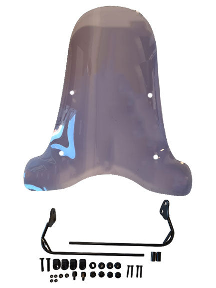 Windscherm Hoog Smoke / Helder (transparant) Segway E Series Model Origineel