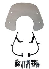 Windscherm Laag Glans Zwart / Mat Zwart / Helder (transparant) Sym Fiddle 2