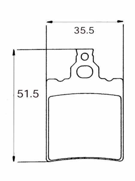 Remblokset Sbs achter Af1 /  Rs Ot / Rs 1999 / Rx / Tuareg 106hf