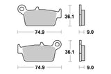 Remblokset Sbs voor China Retro Torino / Kb k12 / Lead Nsr / Scout / Sniper / Sv / Top Boy / 121hf