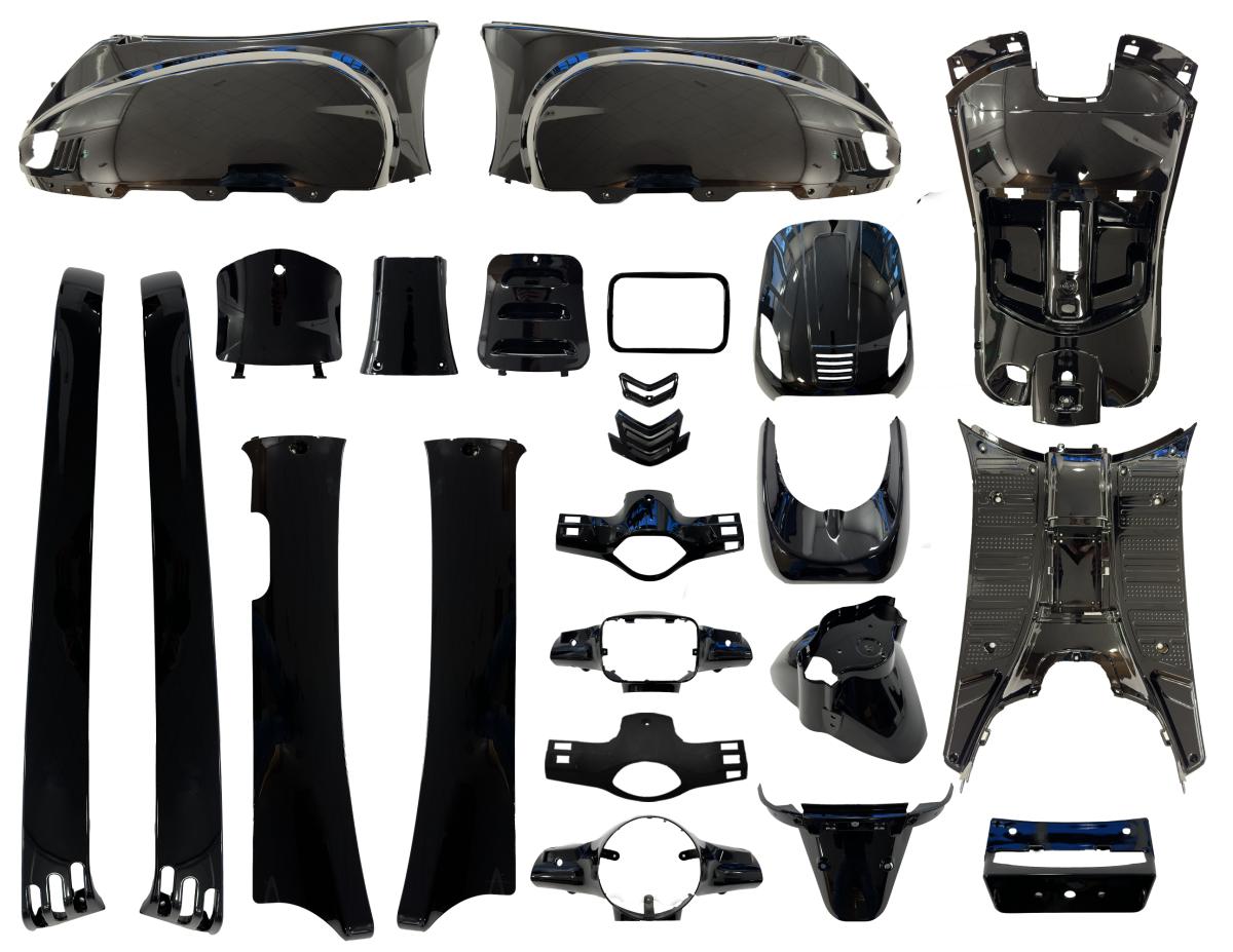 Kappenset 21 delig voor o.a. AGM VX50 / BTC Riva / CHINA SCOOTER