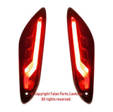 LED knipperlichten set LEVEL 10 knipperend achter Vespa Sprint / Primavera