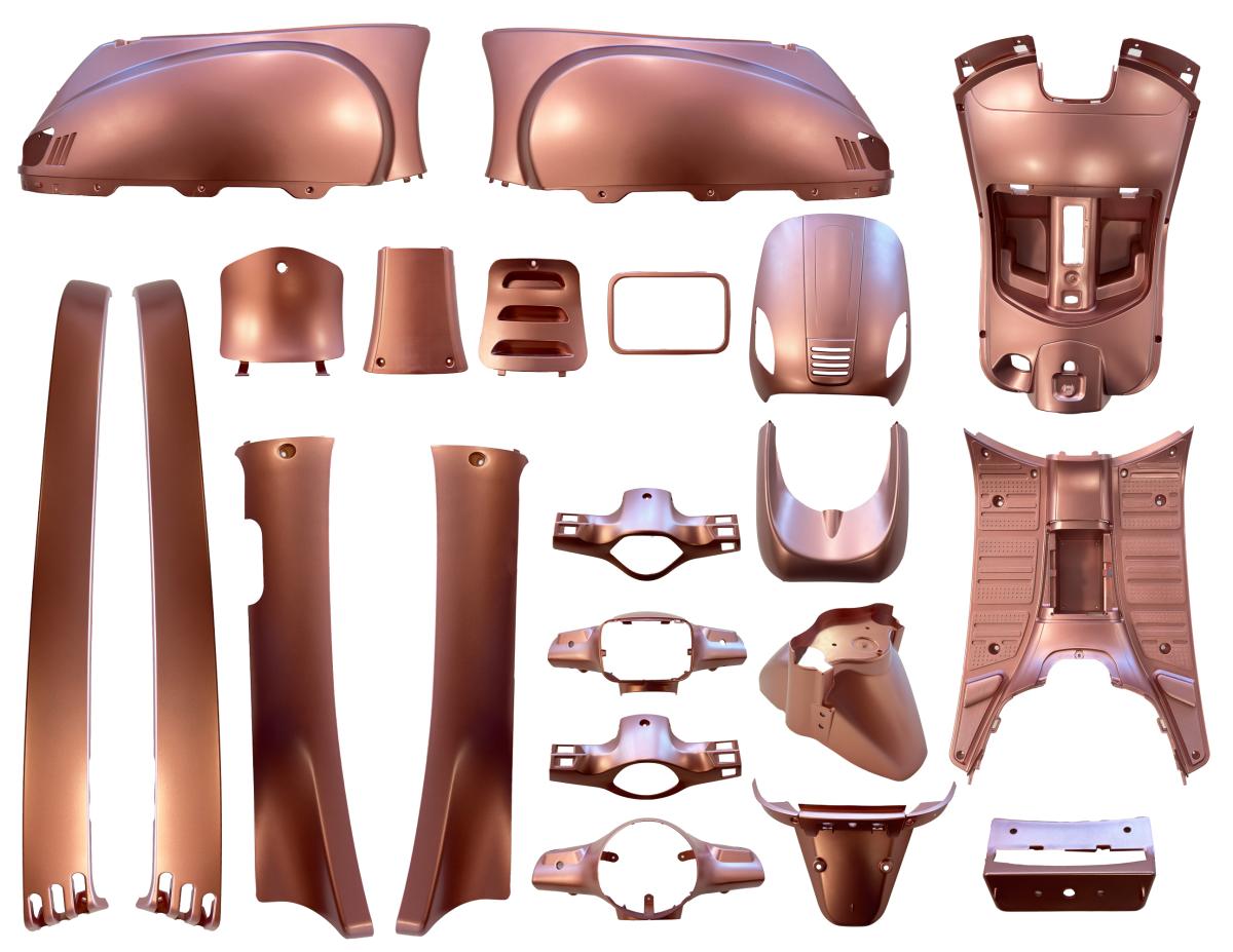 Kappenset 21 delig !ACTIEPRODUCT! voor o.a. LA SOURIS VESPELINI / AGM VX50 / BTC Riva / CHINA SCOOTER