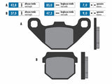 Remblokset Polini Peugeot Ludix / Nrg power / Rush / Speedfight / Stalker / Tgb / Viva / 174.0074