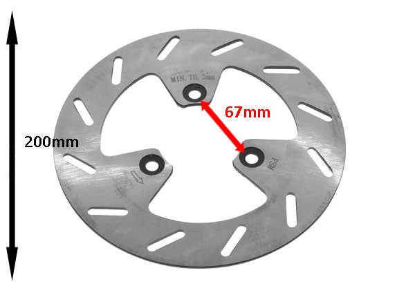 Remschijf Peugeot origineel voor 200mm Dango / Viva va2008 / Viva va2008 4takt / 772101