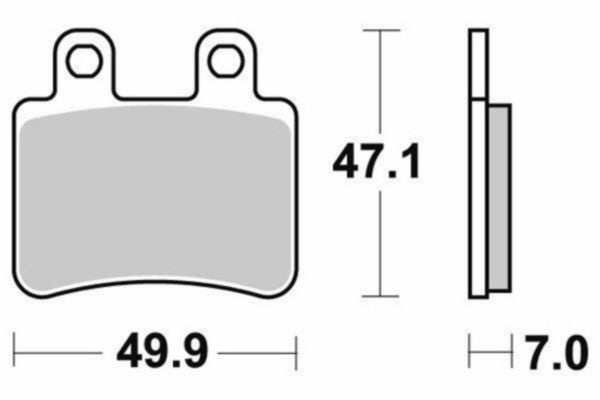 Remblokset Sbs Yamaha Dt50r / Elyseo / Elystar / 167hf
