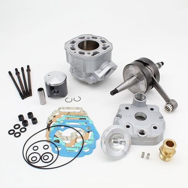 Cilinder met kop Italkit + krukas alu nik Gilardoni 88cc Derbi Senda 2006 k.12.245.23.14