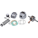Cilinder met kop Italkit incl. krukas euro 3 /4 / 5 / 47.6 mm Gpr / Senda / Derbi k.12.770.g