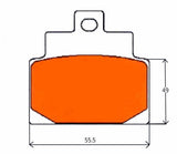 Remblokset achter Gilera Dna 180cc / Runner 180cc
