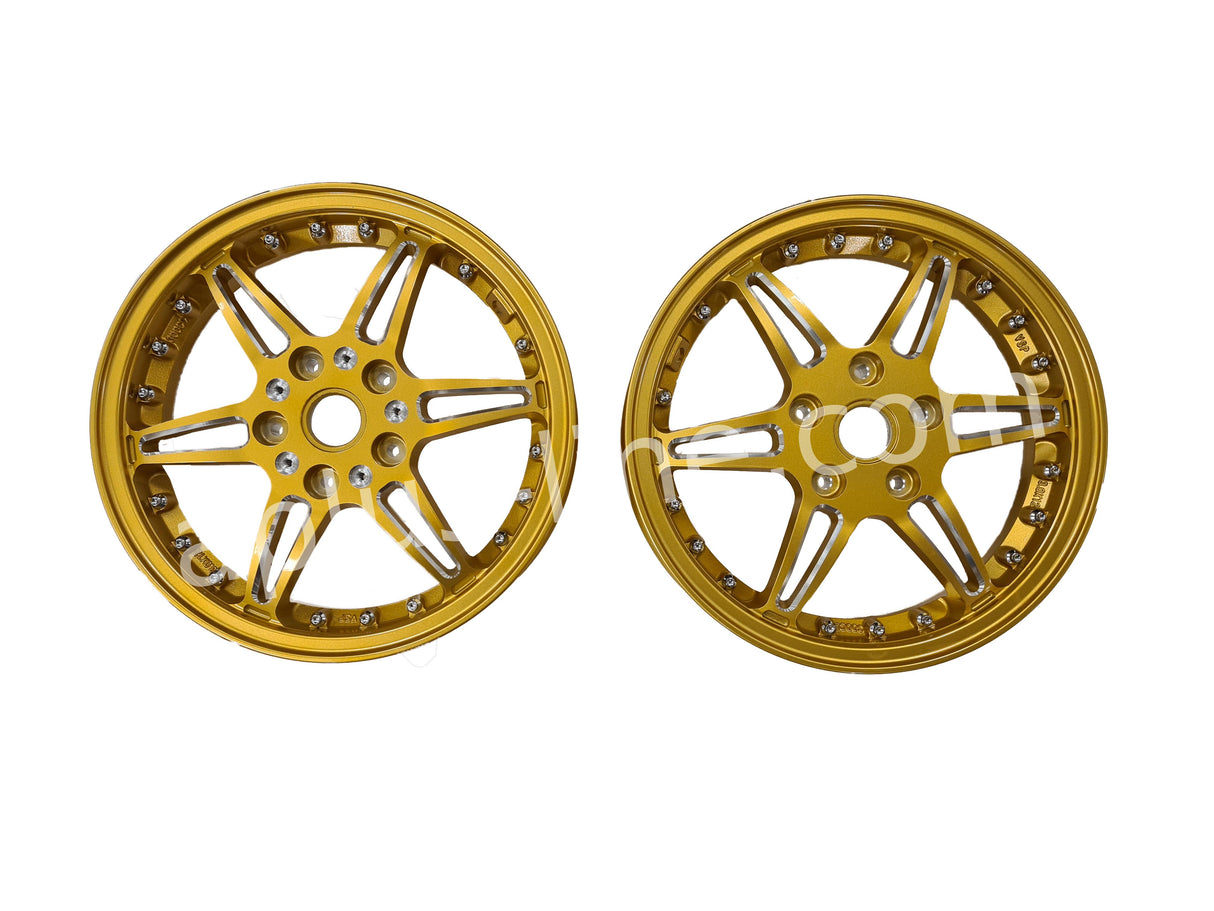 Velgenset 12'' Sport style voor / achter Vespa GTS
