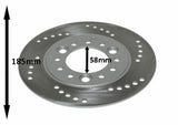 Remschijf voor 185mm Iva E Go S4 / China Lx Napoli / Riva / Vx50
