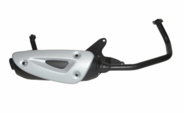Uitlaat Tecno Straight 4 takt recht Yamaha Fiddle /  Peugeot Orbit / standaard model