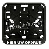 BROMFIETSKENTEKENPLAATHOUDERS LIGGEND BSF (MINIMALE AFNAME 100 STUKS)