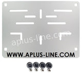 KENTEKENPLAATHOUDER MOTOR (BE) ALUMINIUM