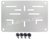 KENTEKENPLAATHOUDER MOTOR (BE) ALUMINIUM