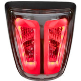 Achterlicht Vespa Primavera, Sprint Power 1 LED matt zwart helder glas