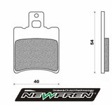 Remblokset Newfren Yamaha Aerox / Bw Jog / Neo / Sr Nt / Sr Ot / fd0197
