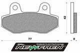 Remblokset Newfren voor Agm VX50 / China Lx Napoli / Gts Toscana / Mbx / Nsr / Speedfight 3 / Vx50 / fd0358