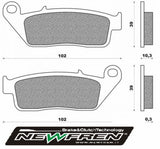 Remblokset Newfren Sh 125 150 /  X Max 125cc / X Max 250cc / X Max 300 / Downtown 300 / Grand Dink / Silver Wing 400cc / X Citing 500 / X Max 400cc / fd0406